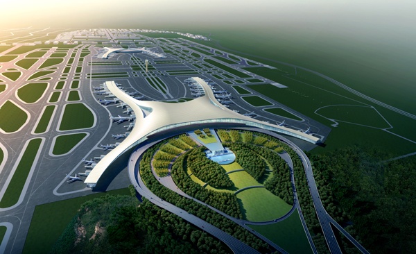 重慶機(jī)場：高亮度吸引眼球！